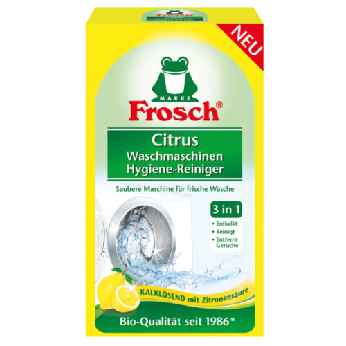 Гигиенический очиститель для стиральных машин Frosch Лимон, 250 гр